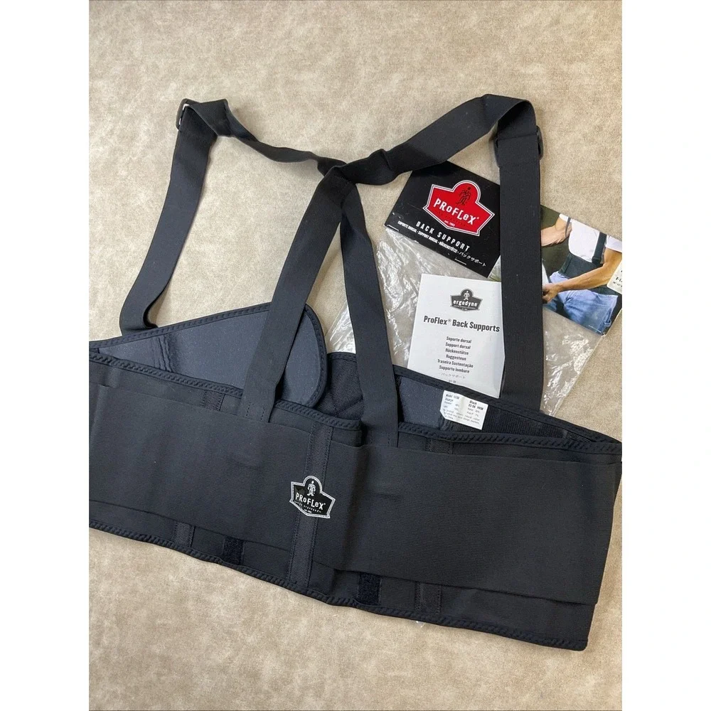 Back Support Belt Sz XL ProFlex Ergodyne Elastic Adjustable Removable Straps